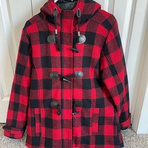 Legendary Women’s Wool Buffalo Plaid Coat